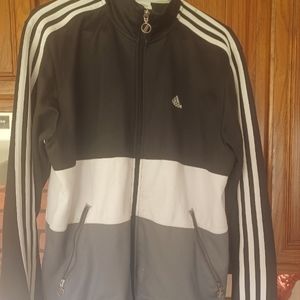 Adidas warm up, or Track jacket in Large